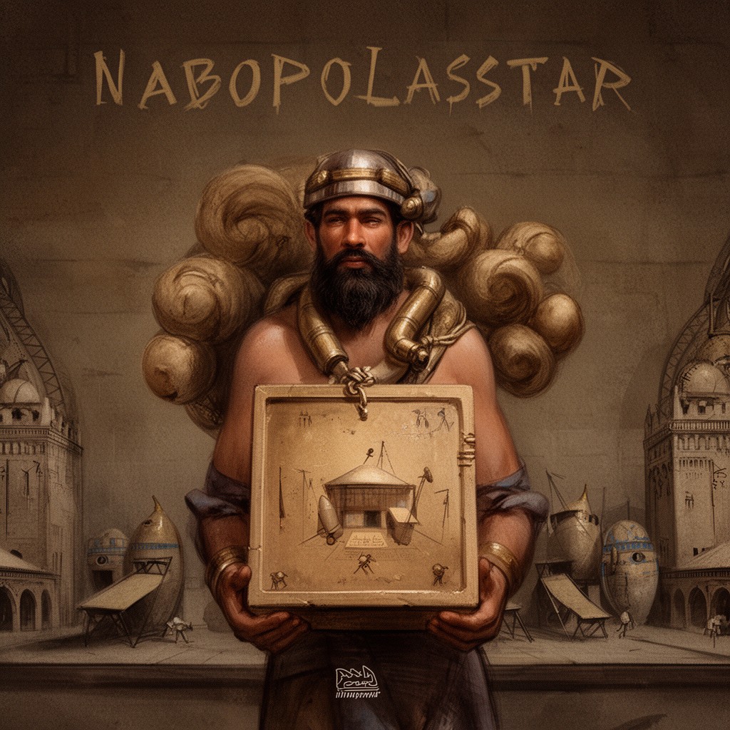 AI-generated illustration of Nabopolassar