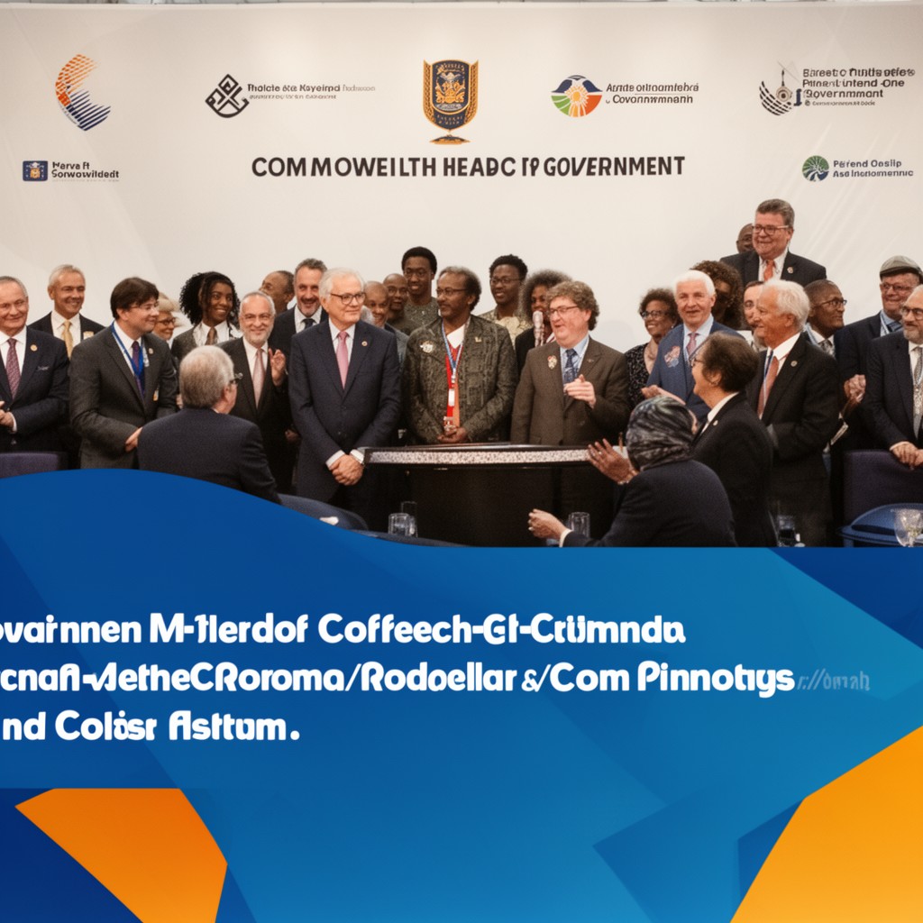 AI-generated illustration of Commonwealth Heads of Government Meeting
