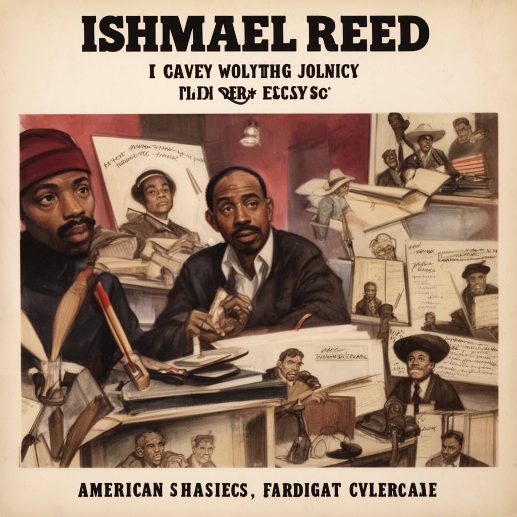 AI-generated illustration of Ishmael Reed