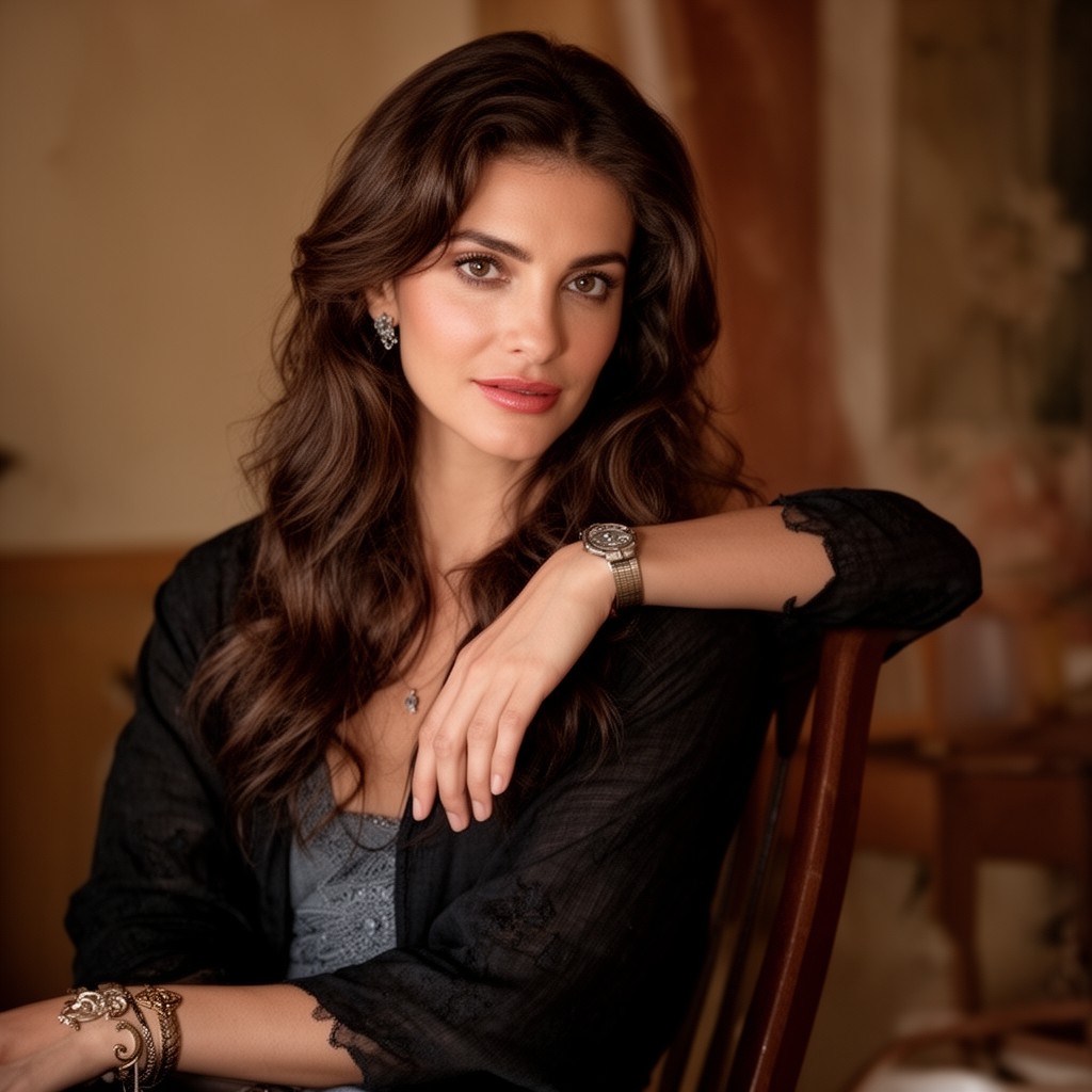 AI-generated illustration of Penélope Cruz