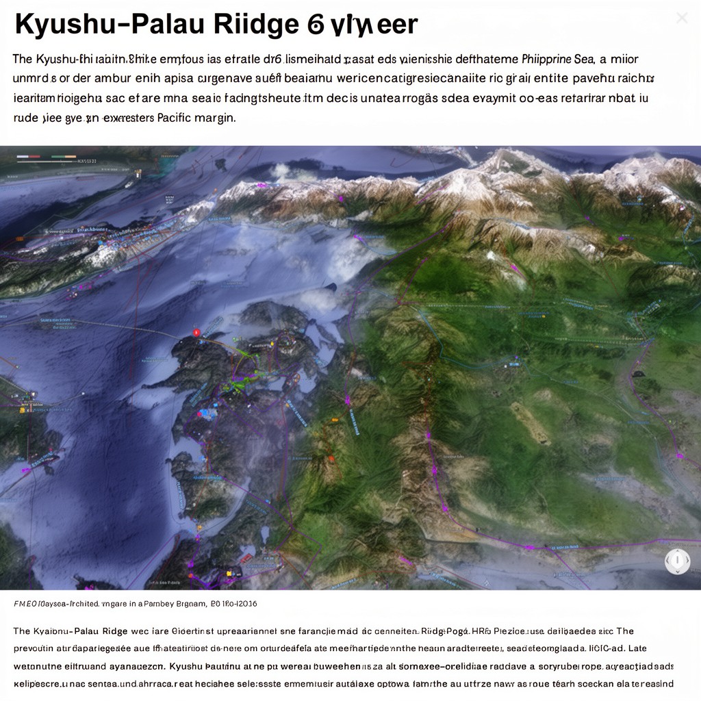 AI-generated illustration of Kyushu–Palau Ridge system