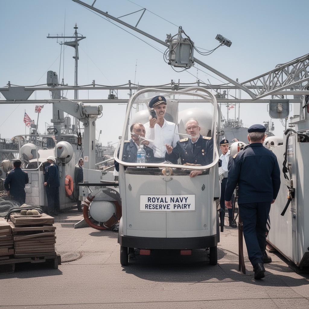 AI-generated illustration of Royal Navy Reserve