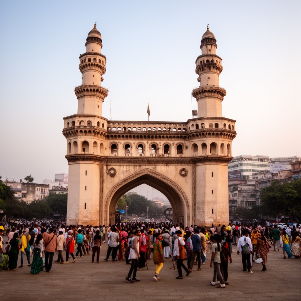 AI-generated illustration of Charminar