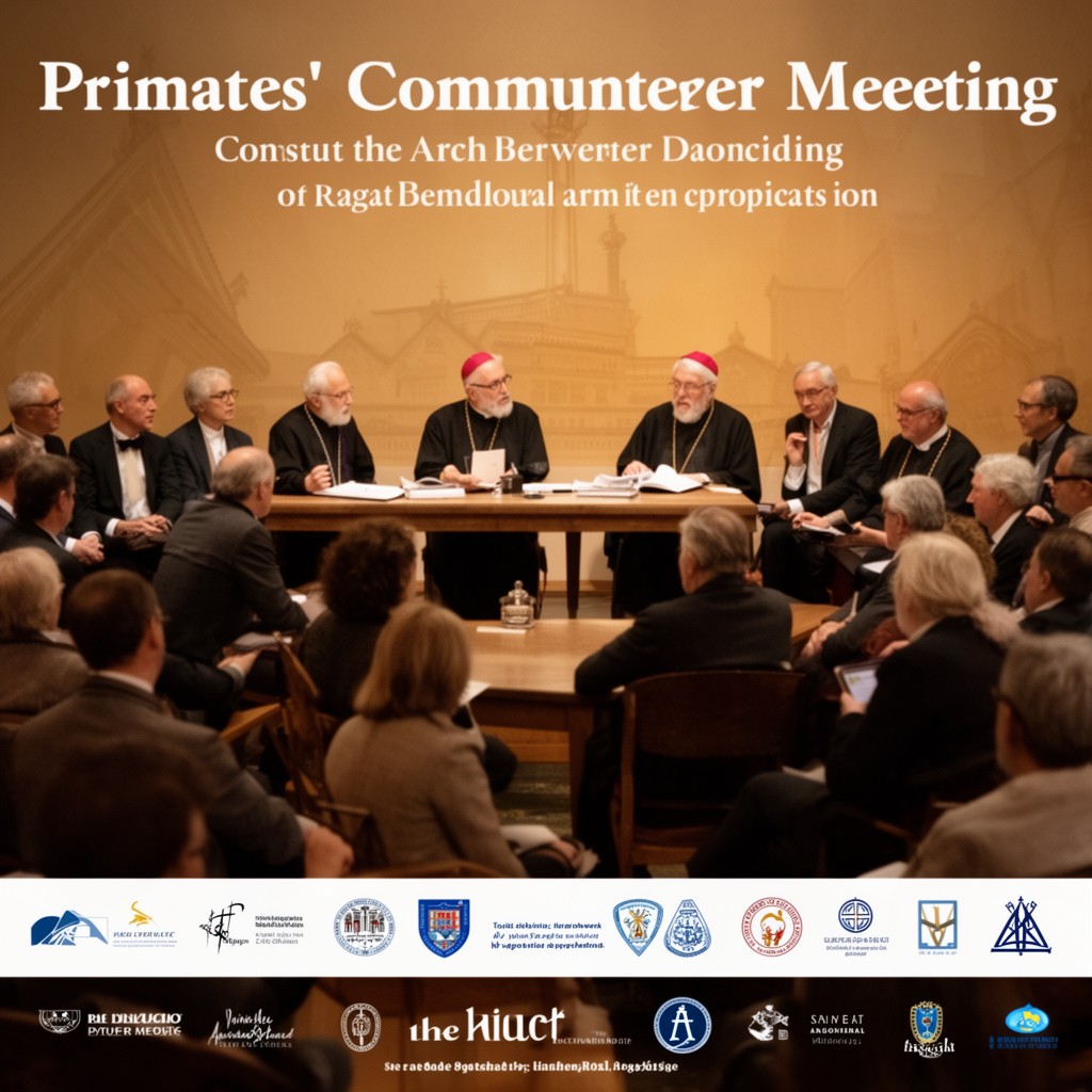 AI-generated illustration of Primates’ Meeting