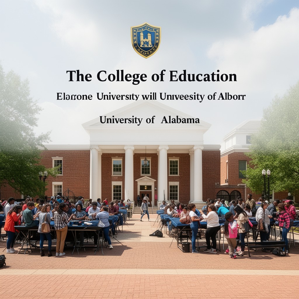 AI-generated illustration of College of Education