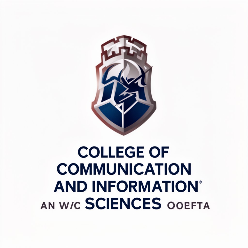 AI-generated illustration of College of Communication and Information Sciences