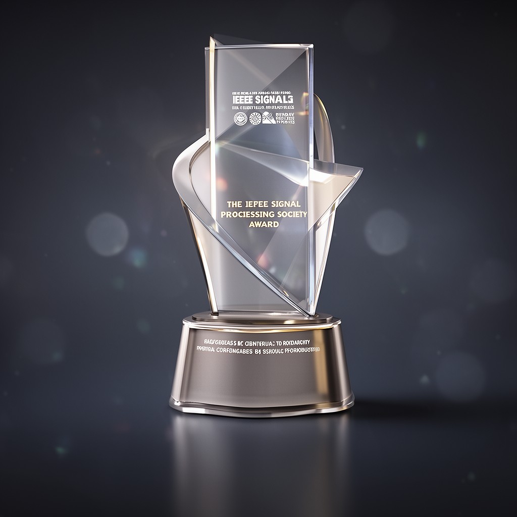 AI-generated illustration of IEEE Signal Processing Society Award