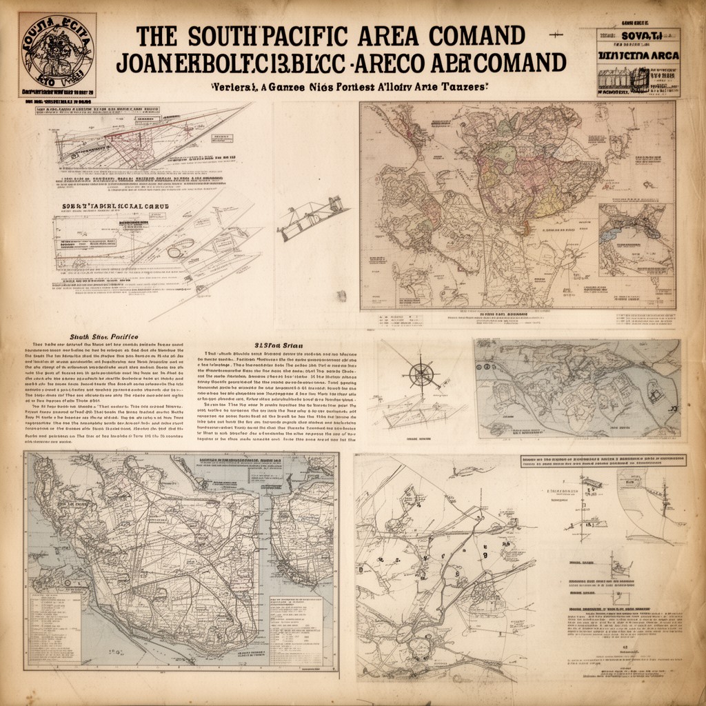 AI-generated illustration of South Pacific Area command