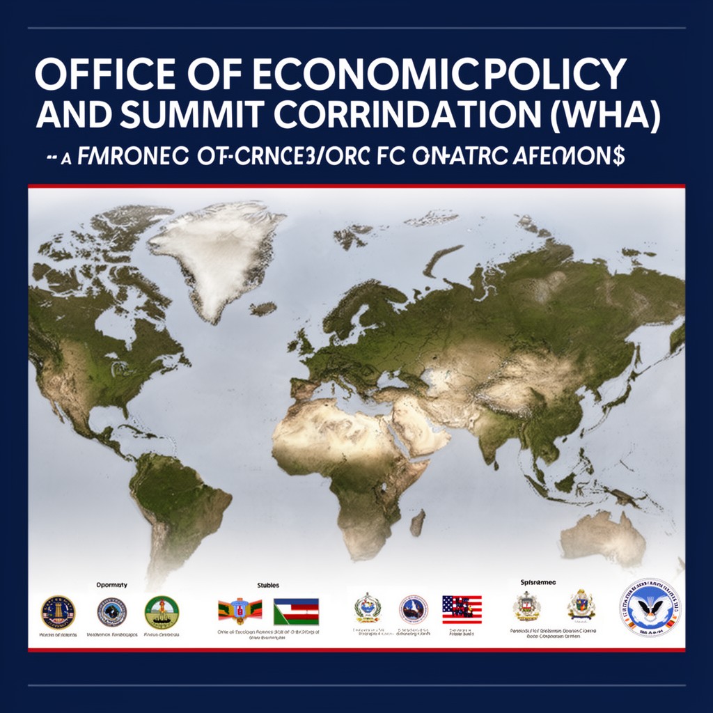 AI-generated illustration of Office of Economic Policy and Summit Coordination (WHA)