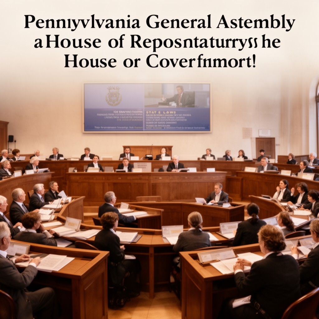 AI-generated illustration of Pennsylvania General Assembly