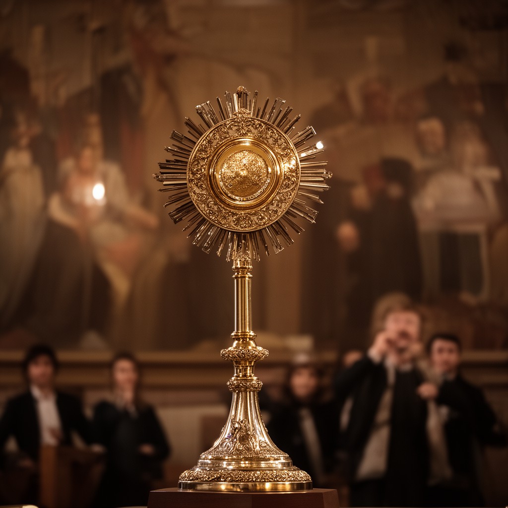 AI-generated illustration of Blessed Sacrament