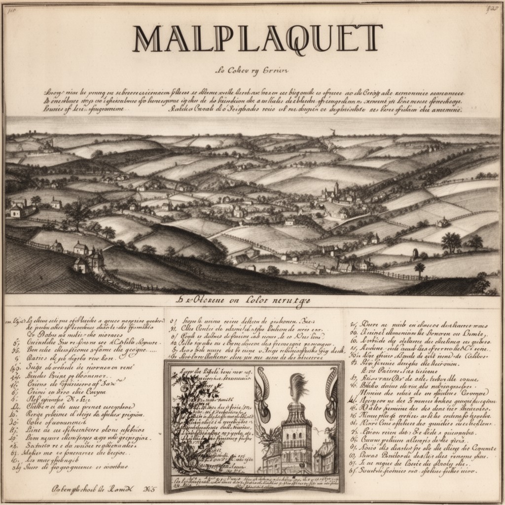 AI-generated illustration of Malplaquet