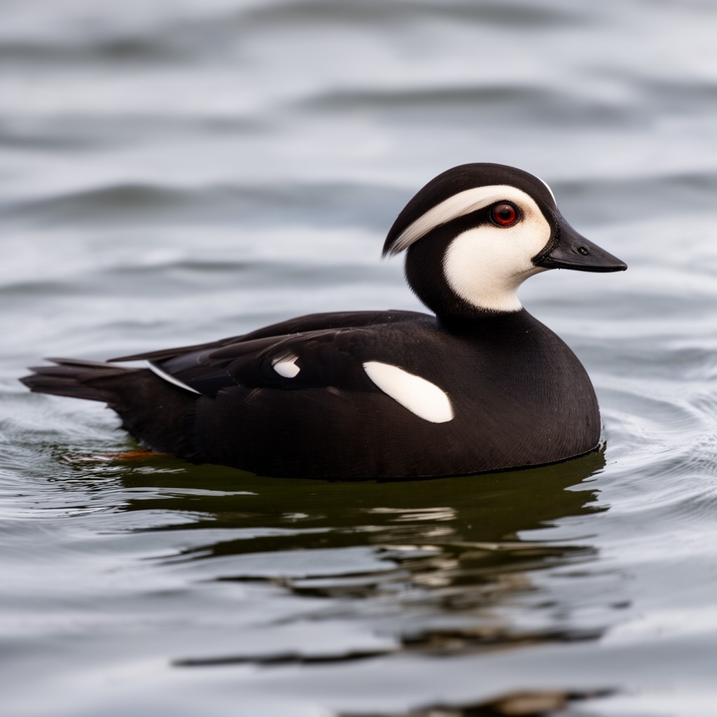 AI-generated illustration of spectacled eider