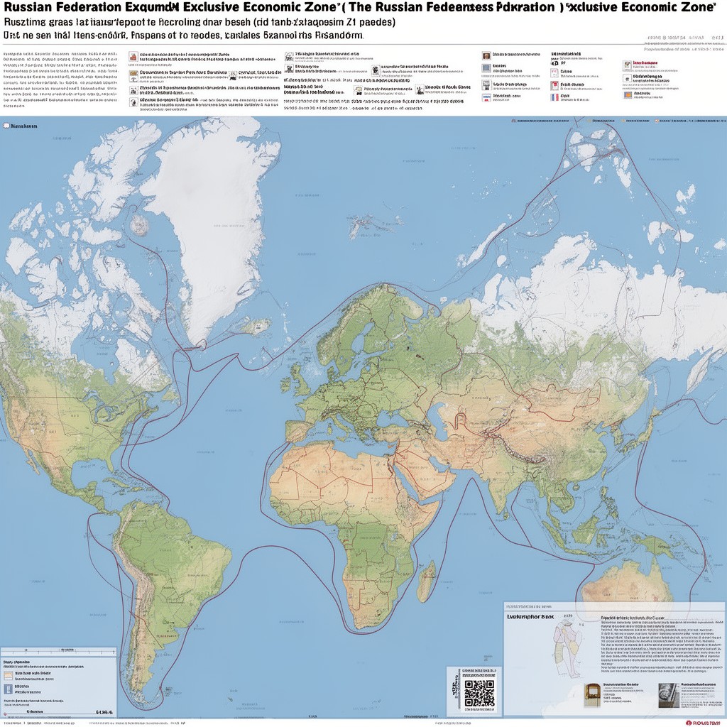AI-generated illustration of Russian Federation Exclusive Economic Zone
