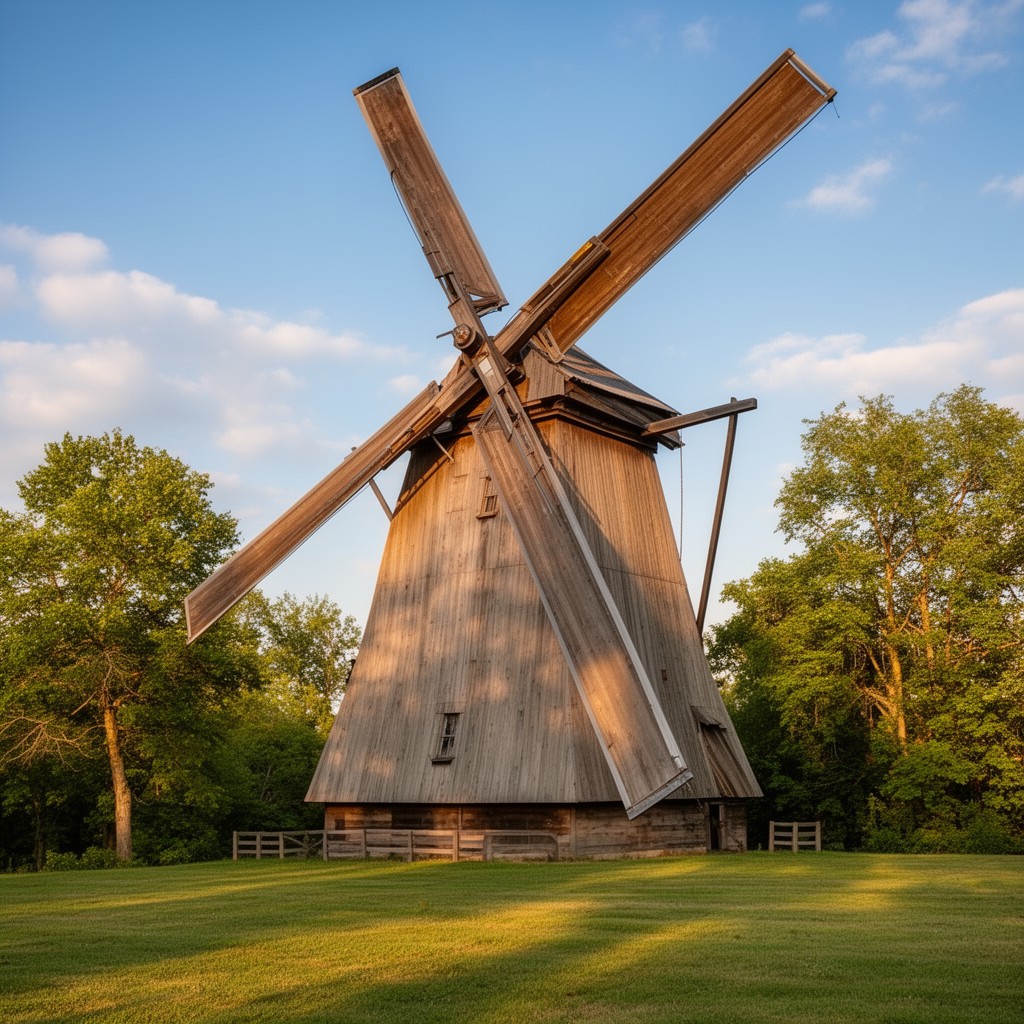 AI-generated illustration of Vermeer Mill