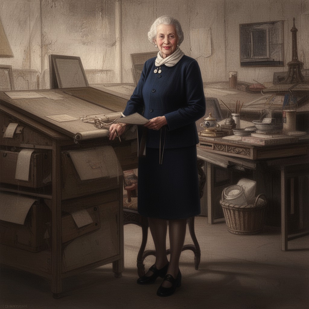 AI-generated illustration of Doris Ann Boustany Reggie