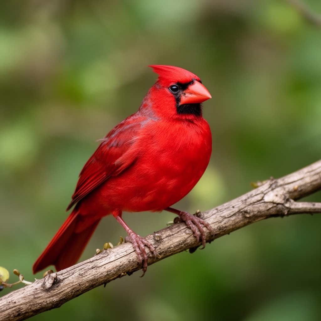 AI-generated illustration of Northern cardinal