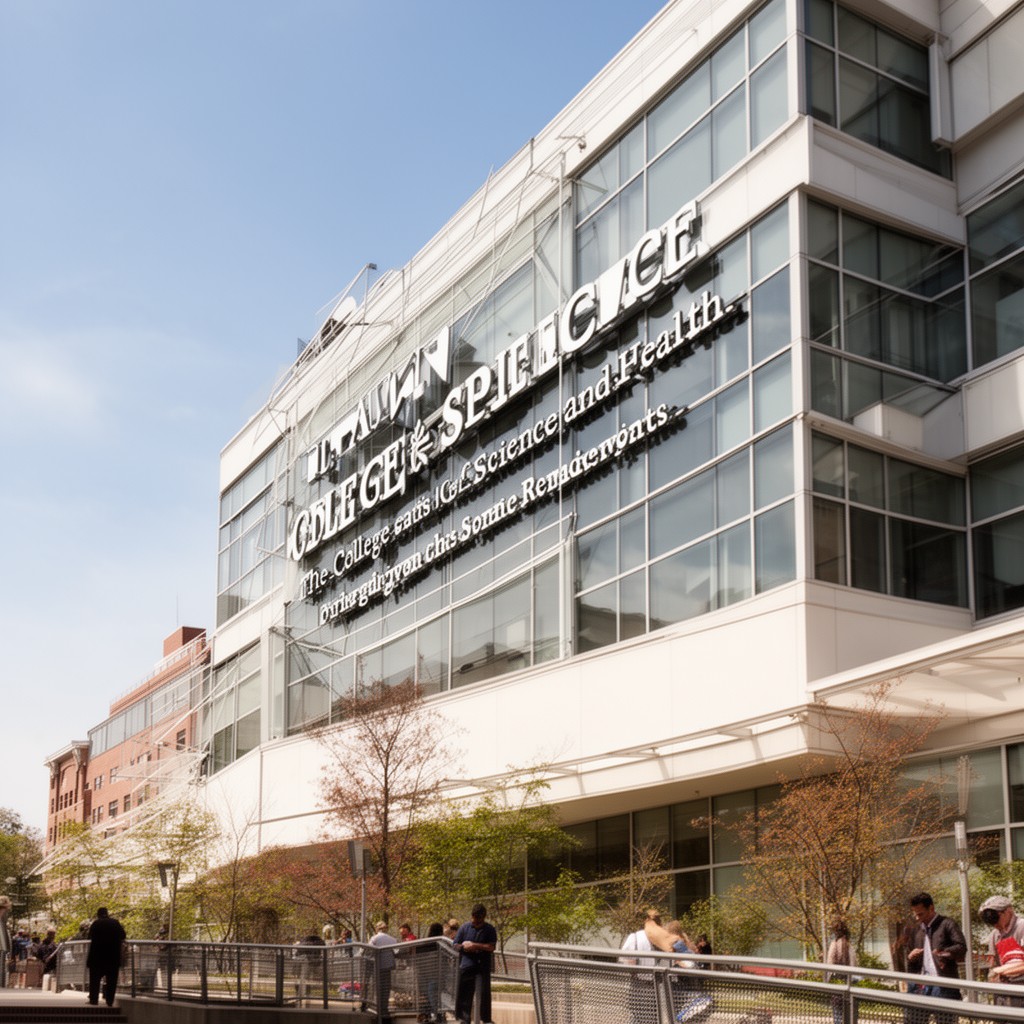 AI-generated illustration of College of Science and Health