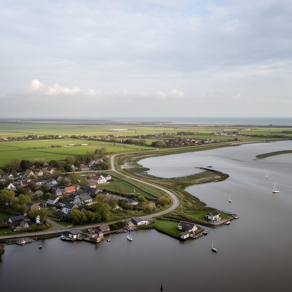 AI-generated illustration of Noord-Beveland