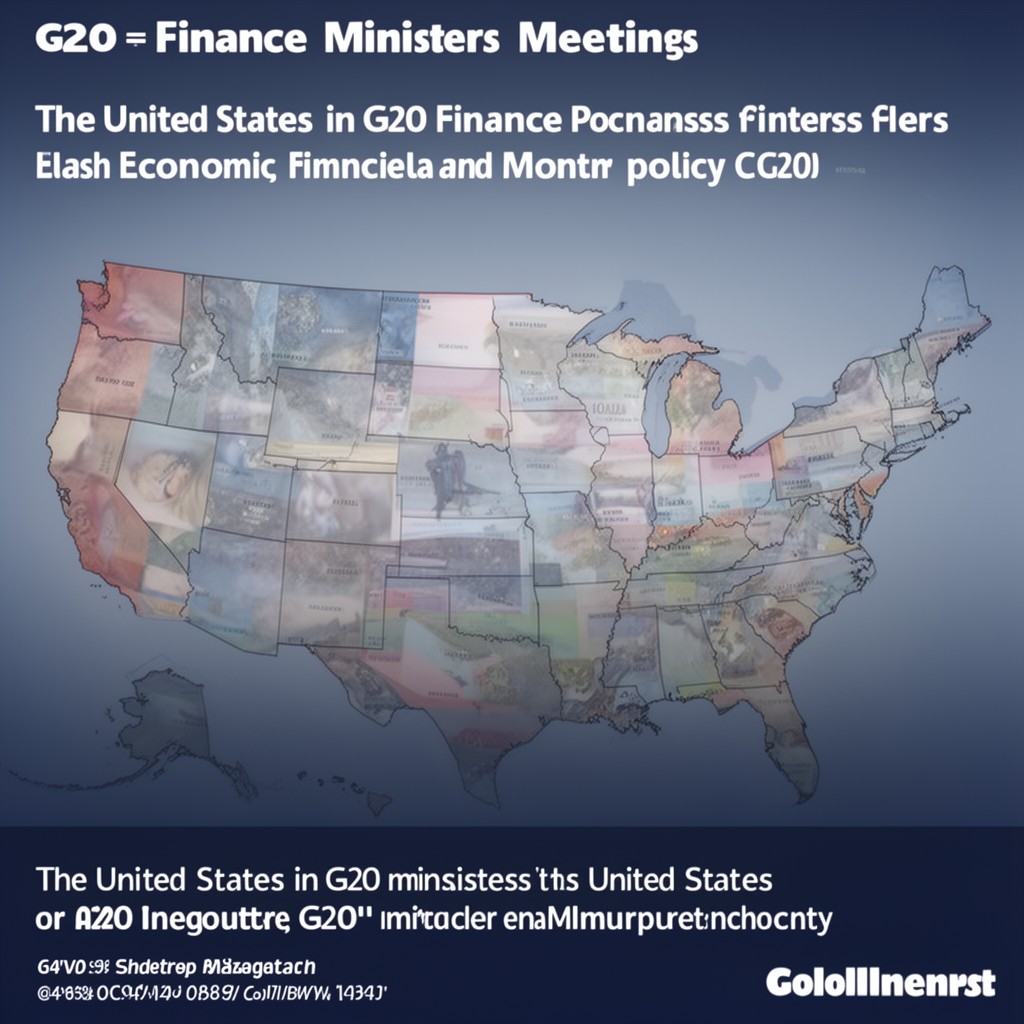 AI-generated illustration of United States in G20 finance ministers meetings