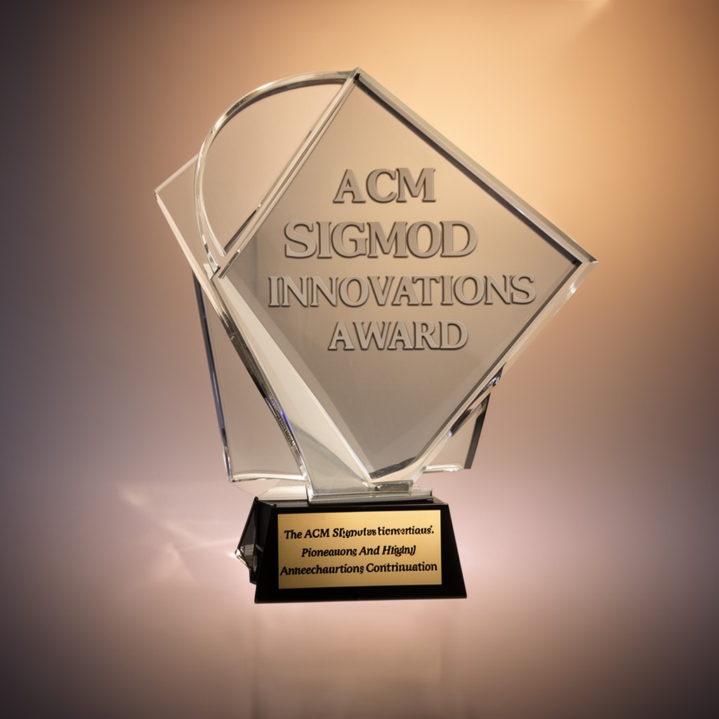 AI-generated illustration of ACM SIGMOD Innovations Award