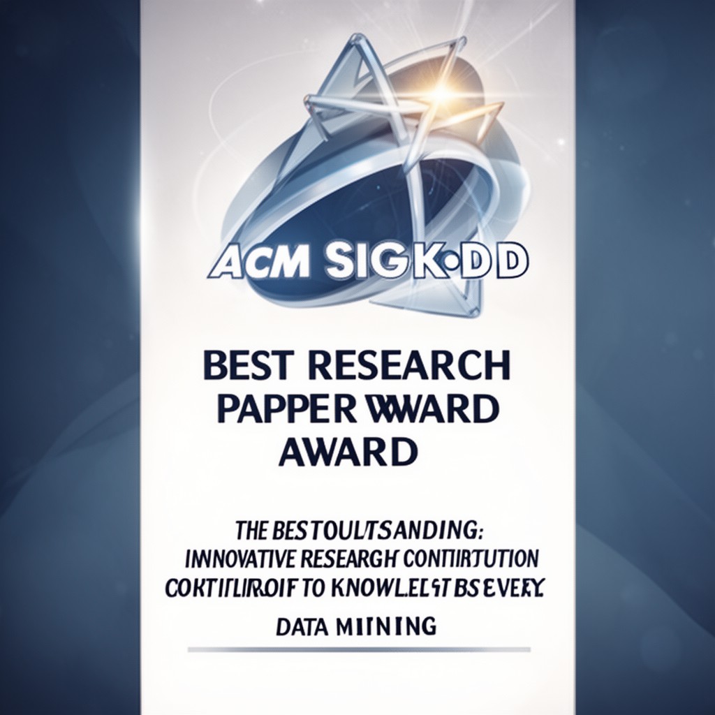 AI-generated illustration of Best Research Paper Award