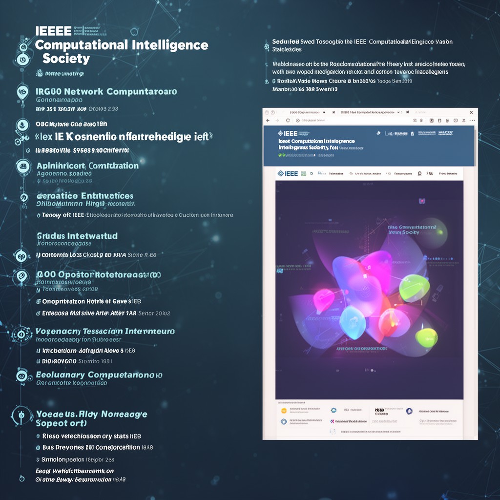 AI-generated illustration of IEEE Computational Intelligence Society
