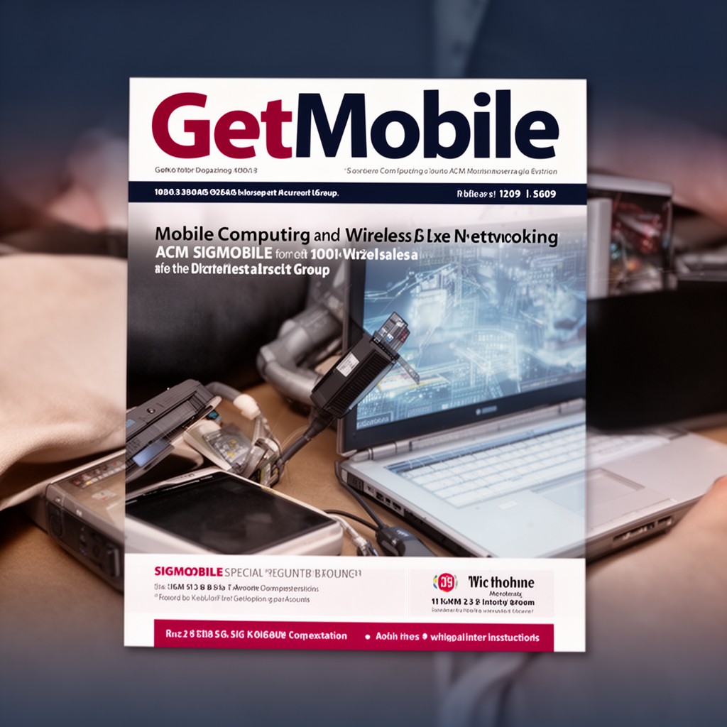 AI-generated illustration of GetMobile magazine