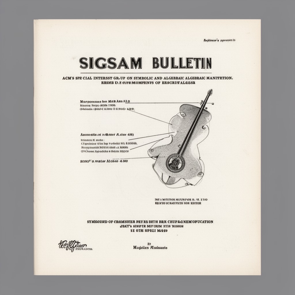 AI-generated illustration of SIGSAM Bulletin