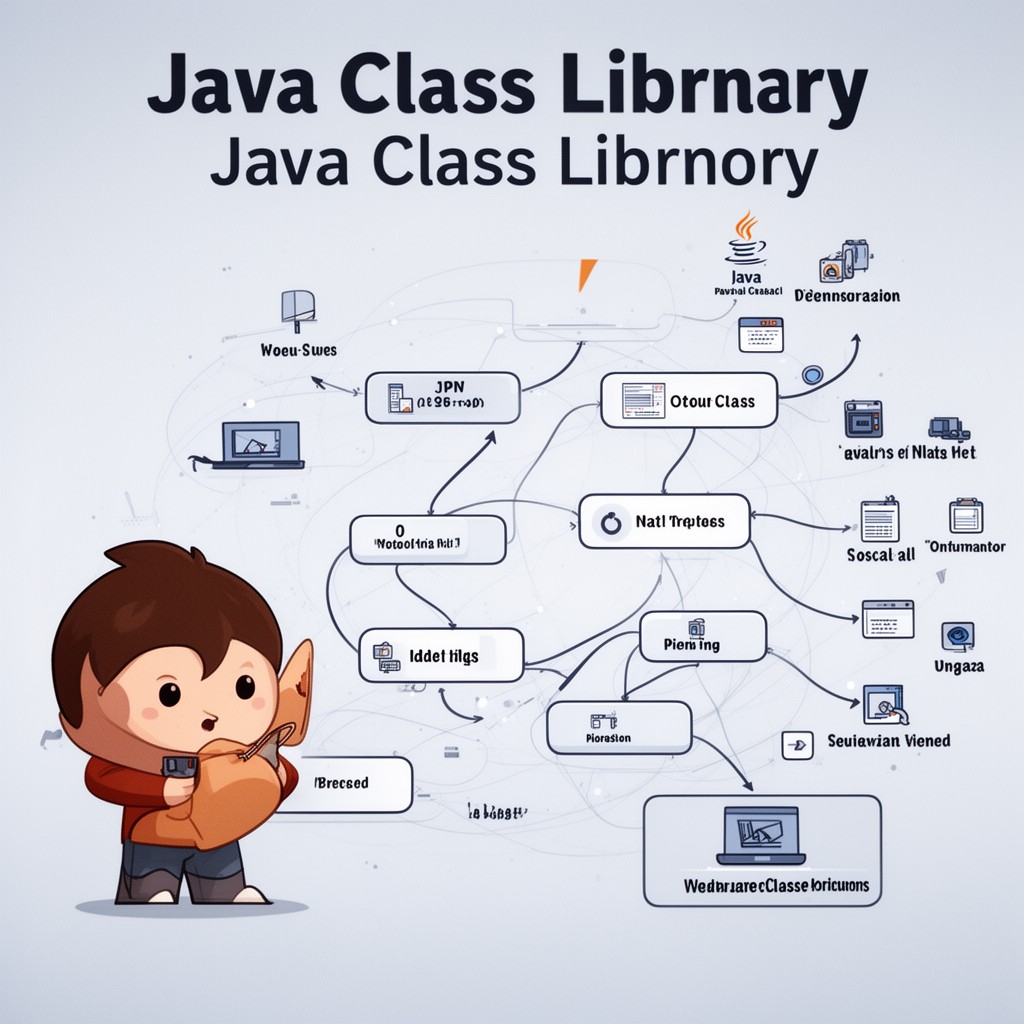 AI-generated illustration of Java Class Library