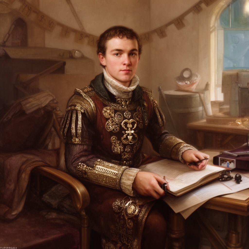 AI-generated illustration of Malcolm IV of Scotland