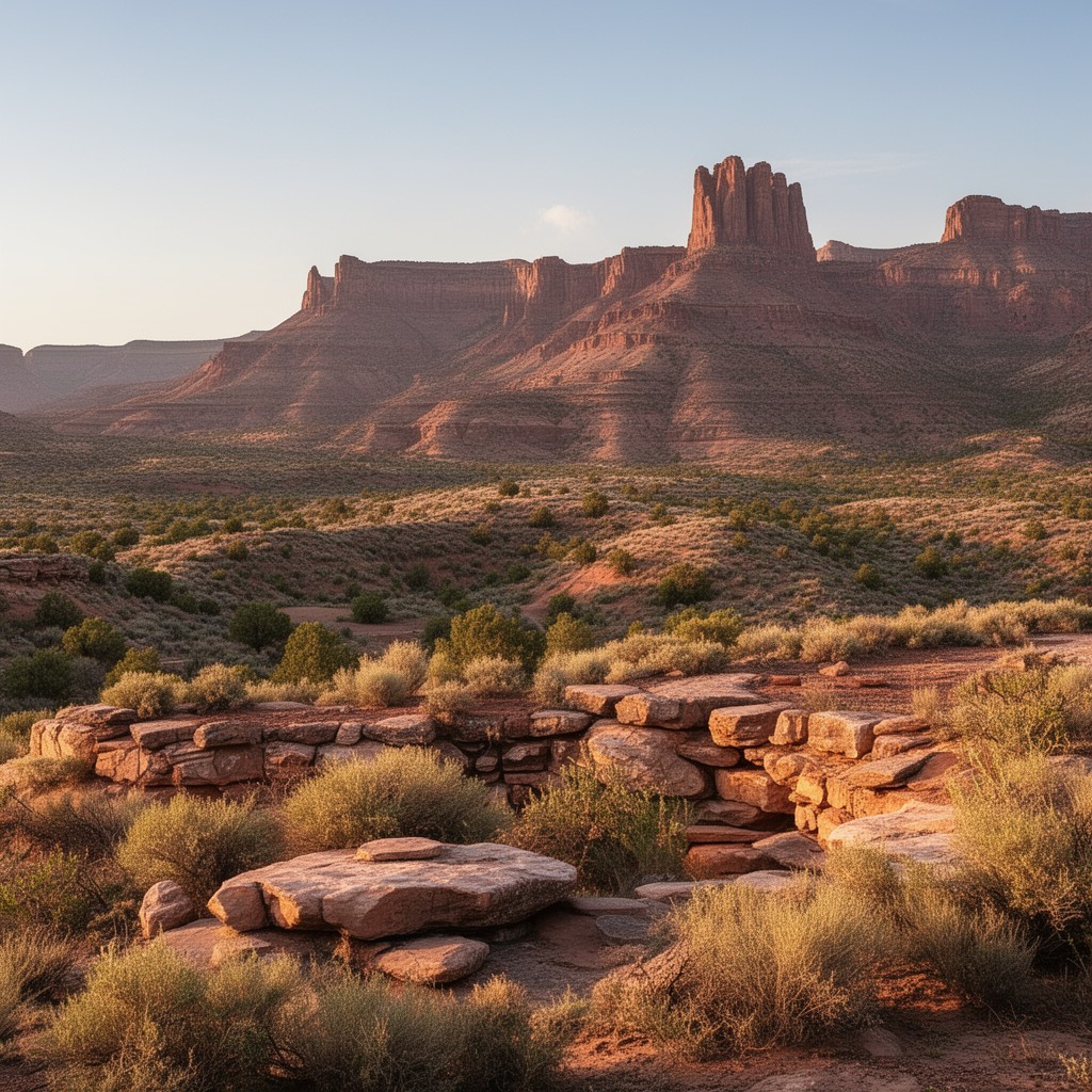 AI-generated illustration of Ute Mountain Ute Reservation