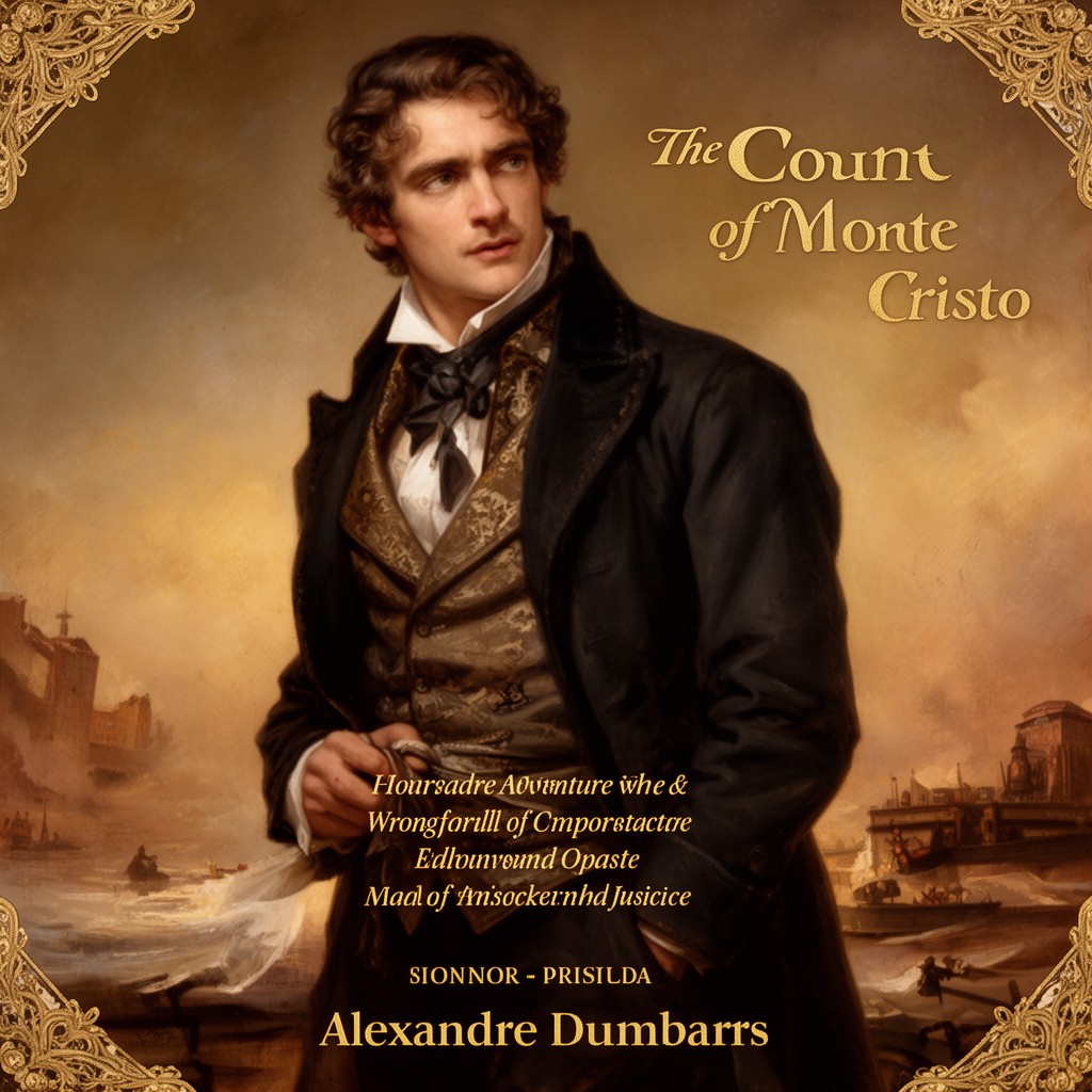 AI-generated illustration of The Count of Monte Cristo