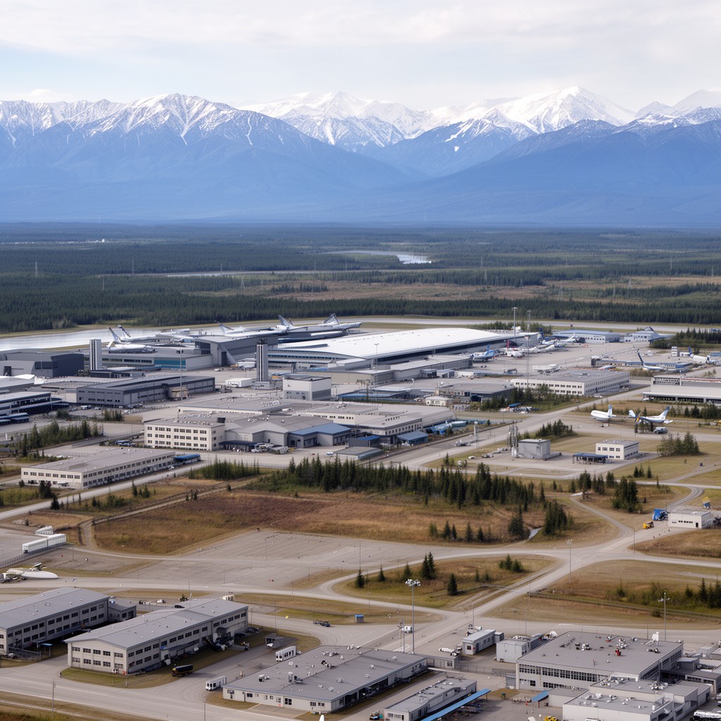 AI-generated illustration of Eielson Air Force Base