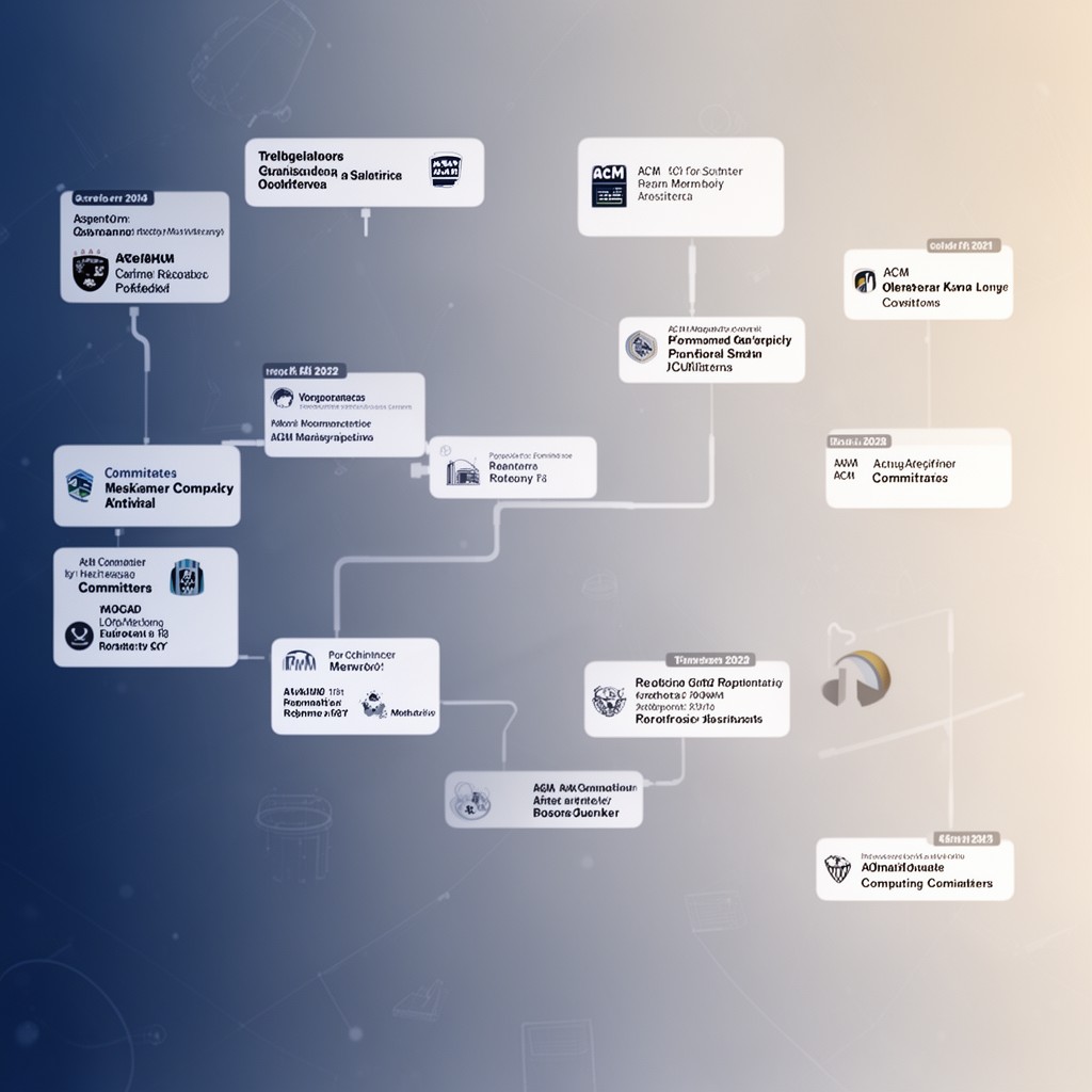 AI-generated illustration of ACM committees