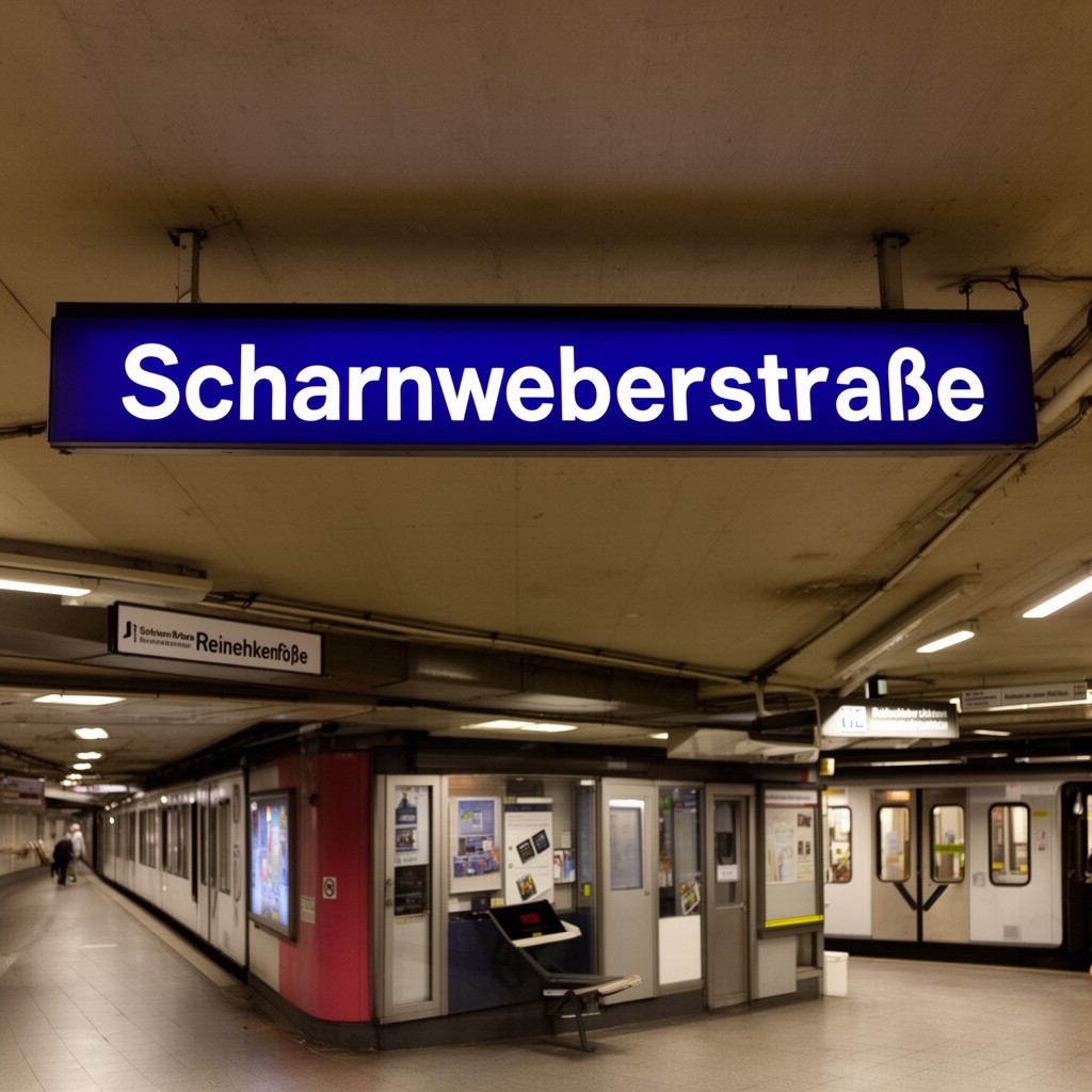 AI-generated illustration of Scharnweberstraße