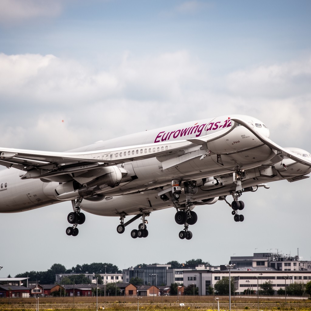 AI-generated illustration of Eurowings