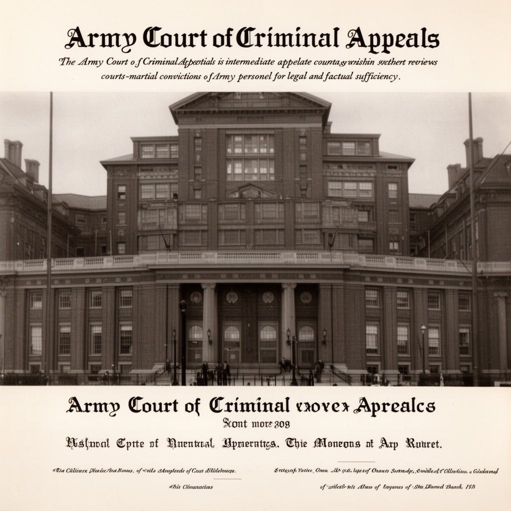 AI-generated illustration of Army Court of Criminal Appeals