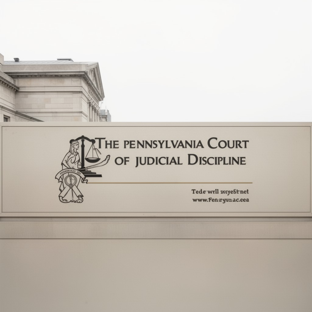 AI-generated illustration of Pennsylvania Court of Judicial Discipline