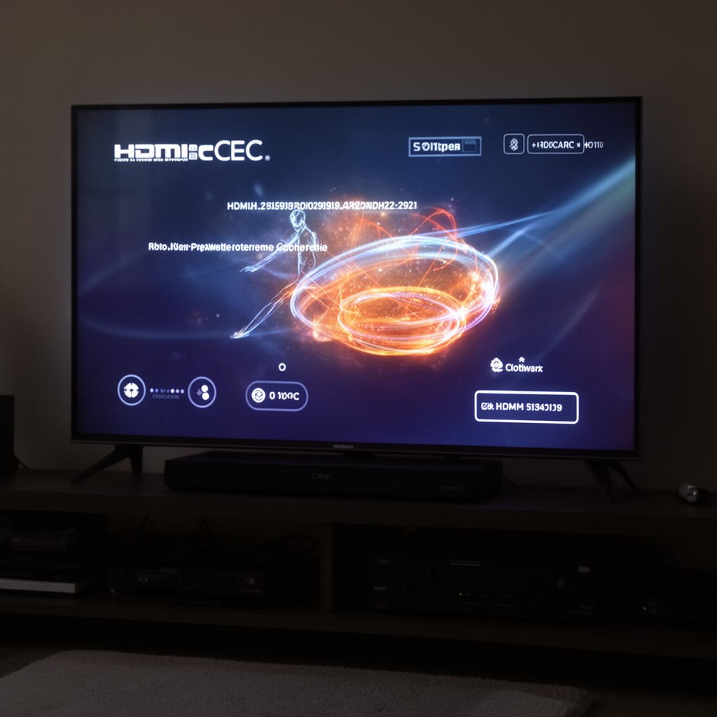 AI-generated illustration of HDMI-CEC