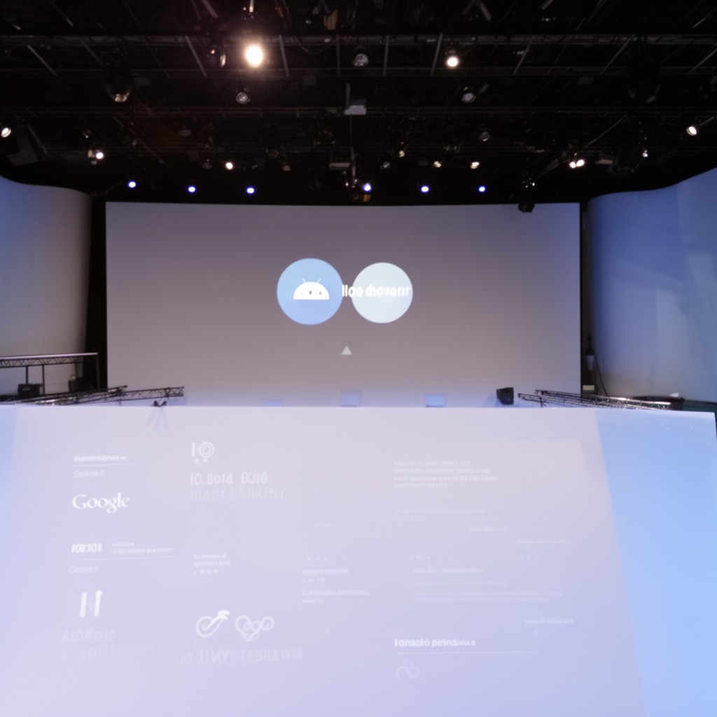 AI-generated illustration of Google I/O 2014