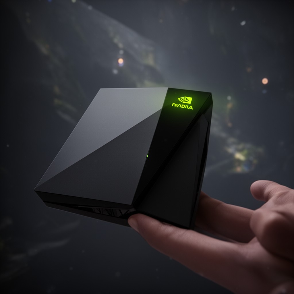AI-generated illustration of Nvidia Shield TV