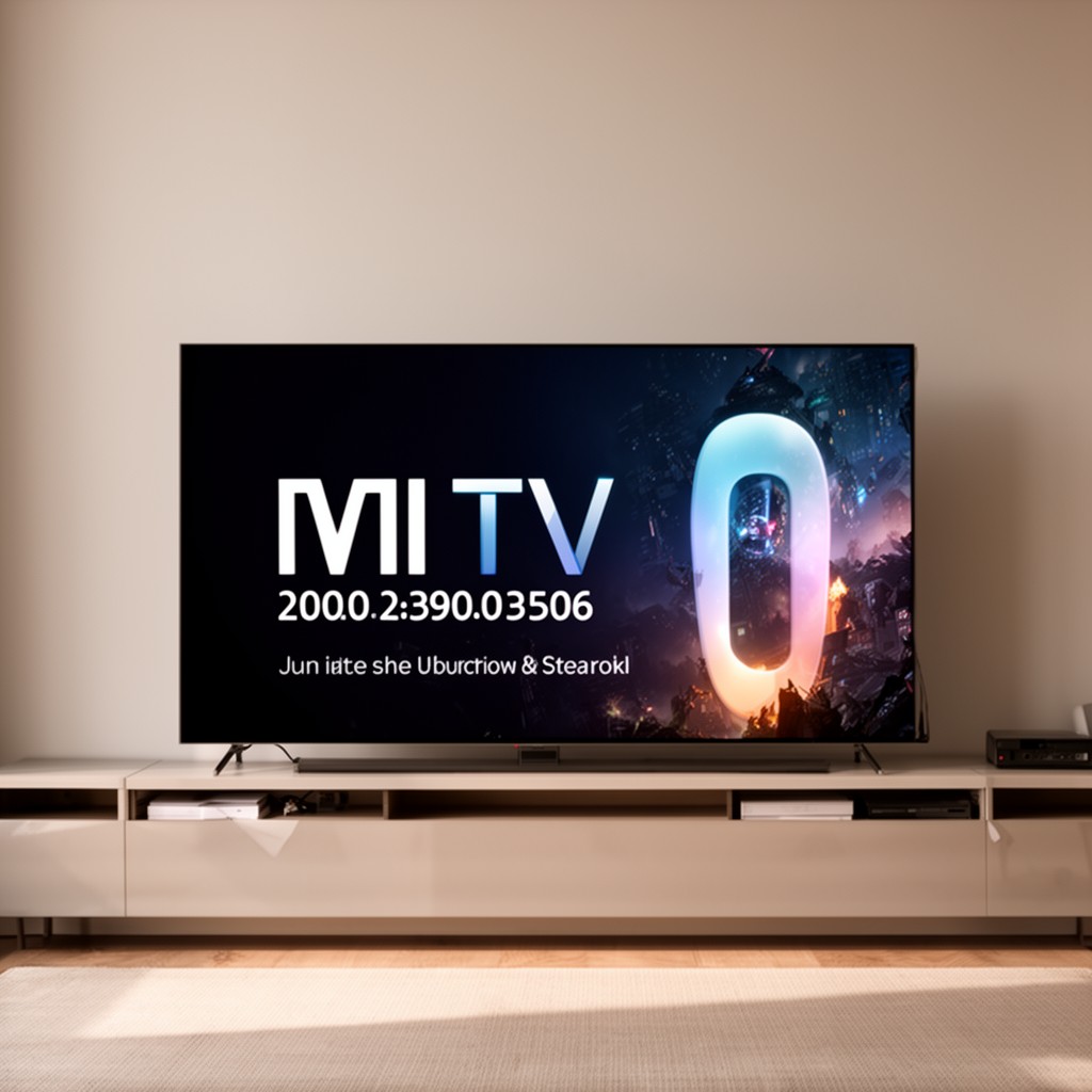 AI-generated illustration of Mi TV