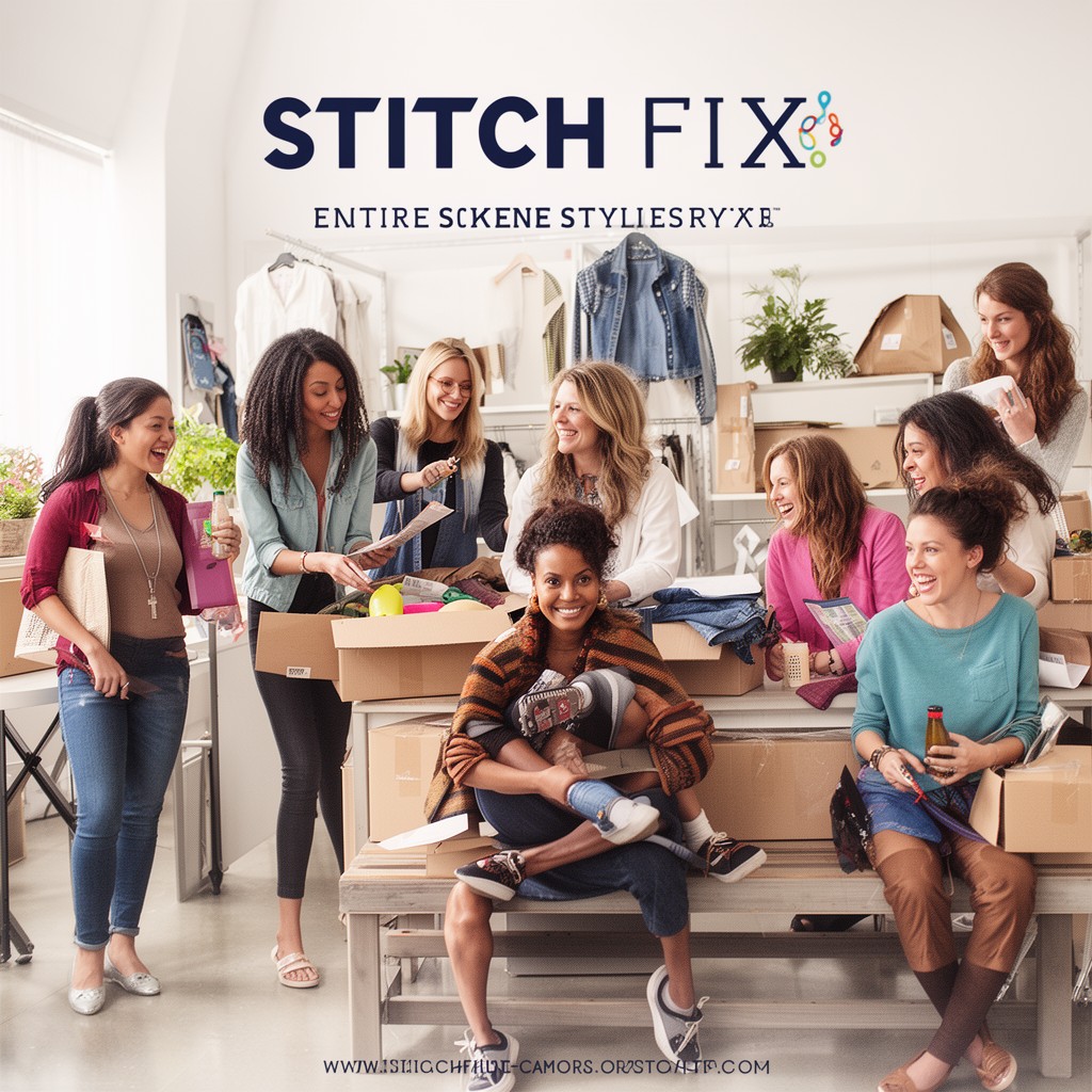 AI-generated illustration of Stitch Fix