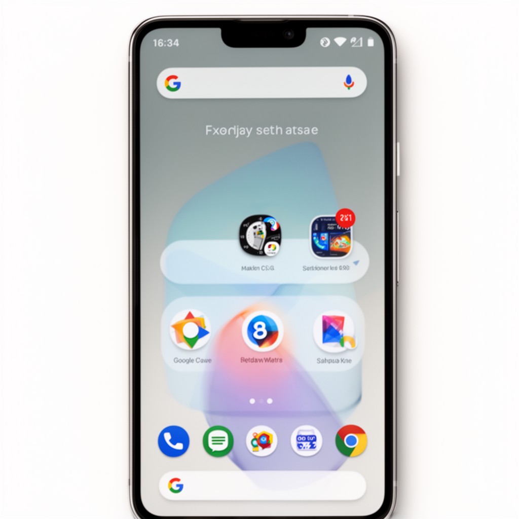 AI-generated illustration of Pixel Launcher
