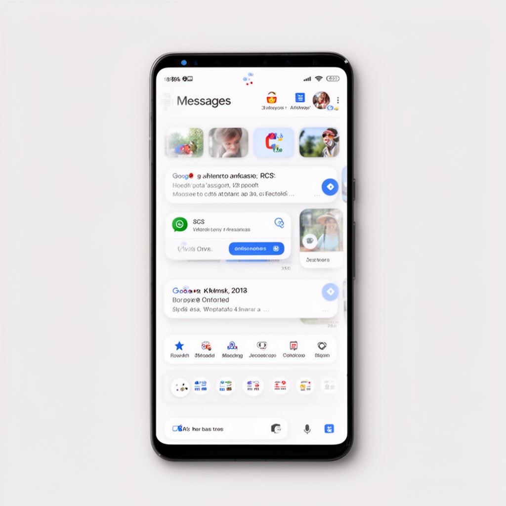 AI-generated illustration of Google Messages