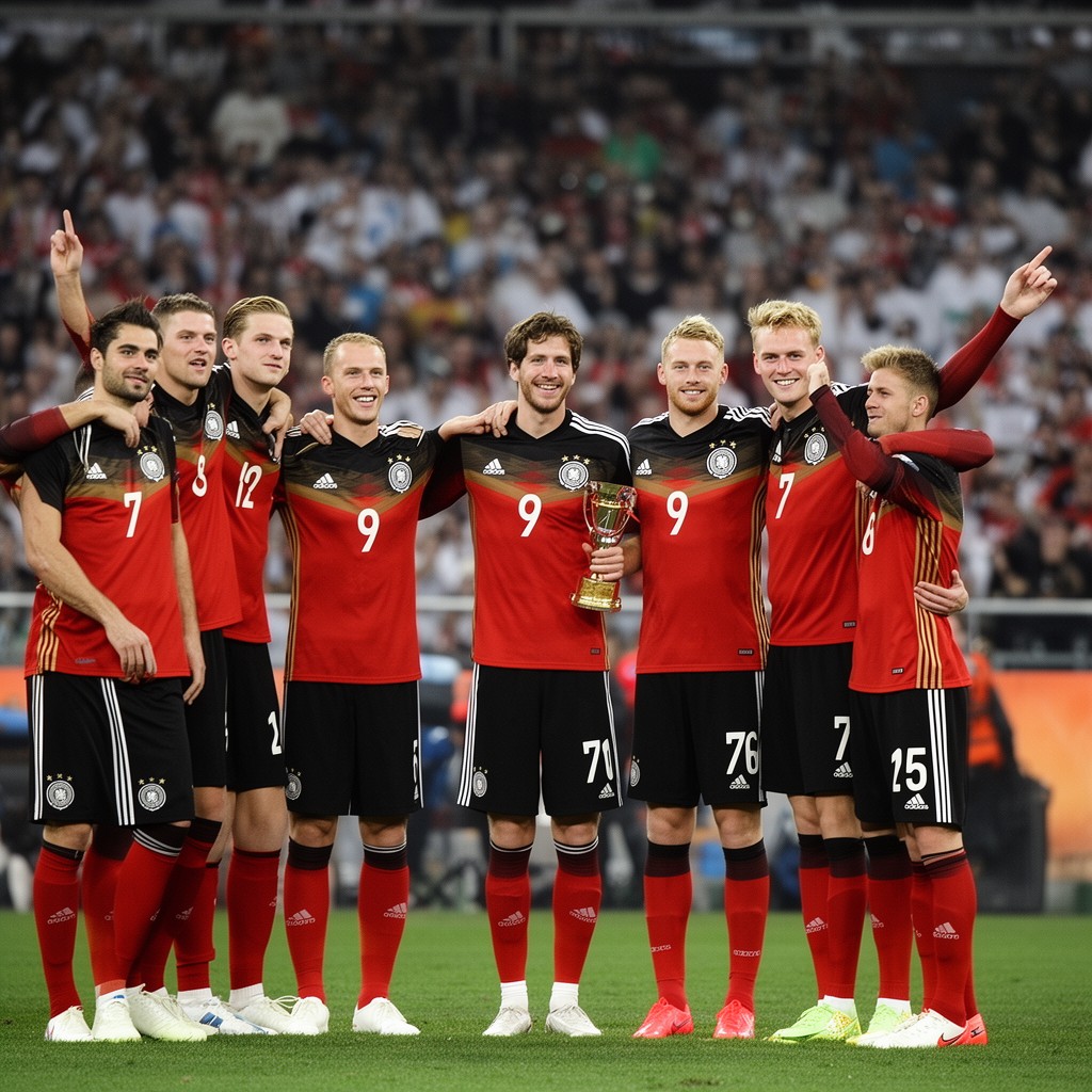AI-generated illustration of Germany national football team