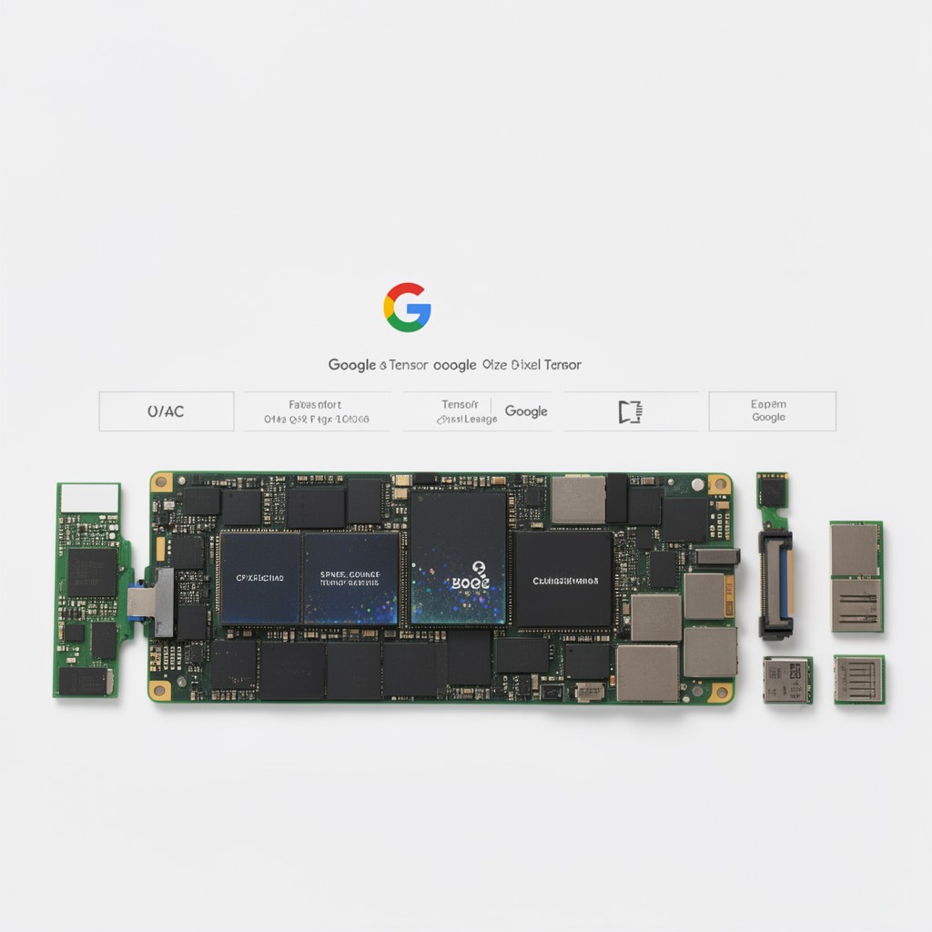 AI-generated illustration of Google Tensor