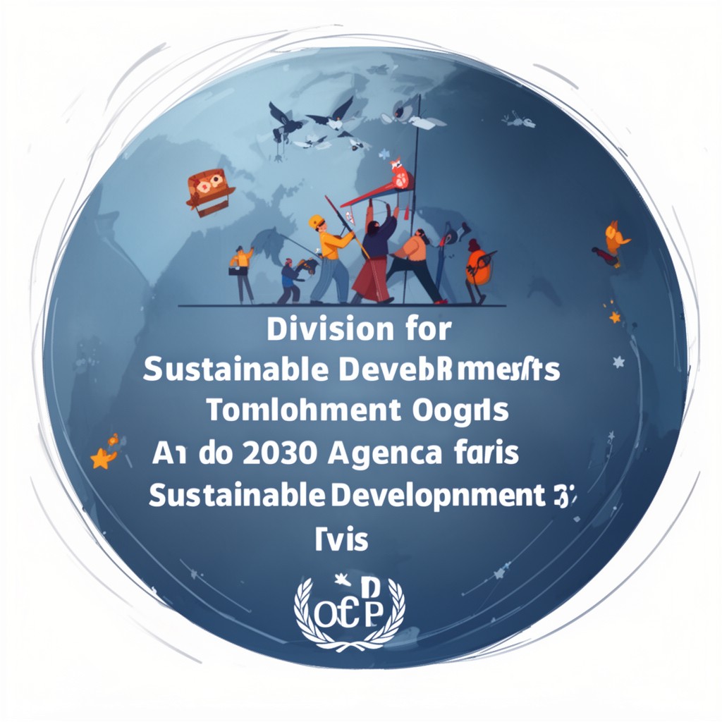 AI-generated illustration of Division for Sustainable Development Goals