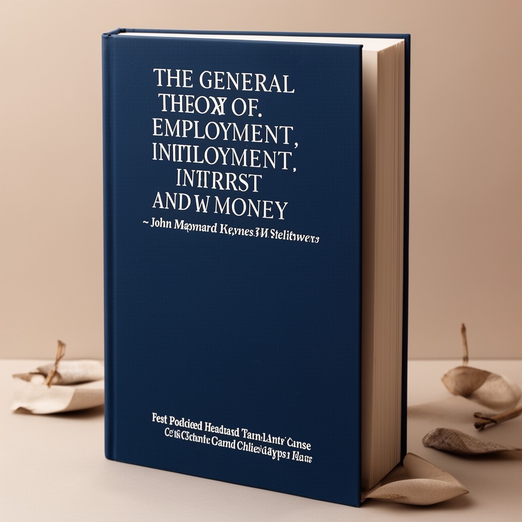 AI-generated illustration of The General Theory of Employment, Interest and Money